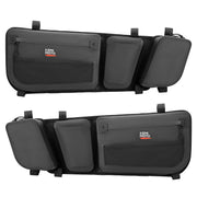 KEMIMOTO front view showing pockets and fasteners, keeps essentials accessible
