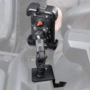 KEMIMOTO X3 front view on dashboard showing secure mounting and stability