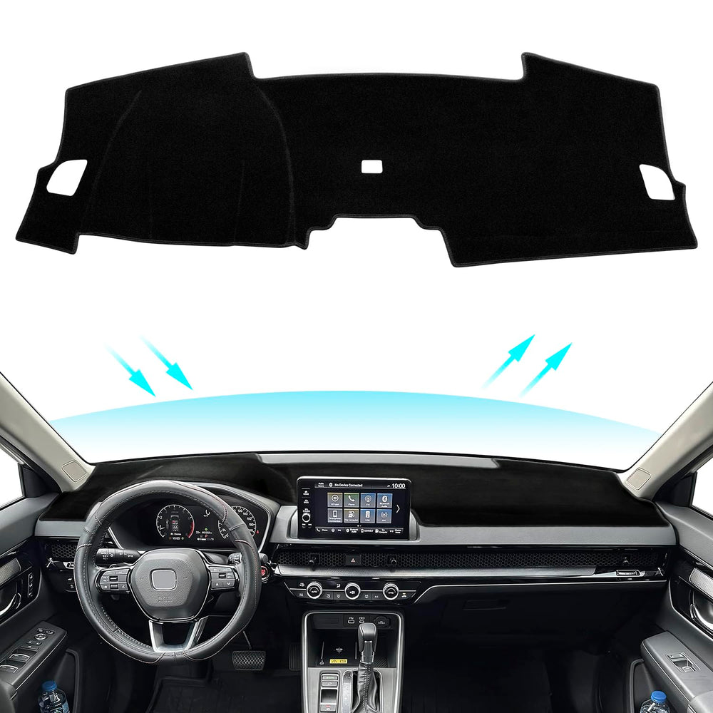 KENTUTO dash cover front view showing precise dashboard fit and clean look