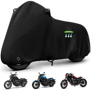 KERANTY front view on Honda Rebel showing full-body protection and fit