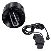 Ketofa chrome headlight switch front view showing fit and finish benefit
