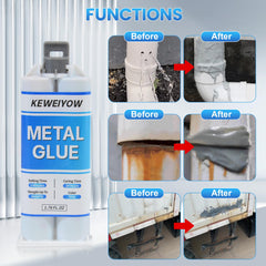 KEWEIYOW mixed epoxy texture closeup showing smooth workability