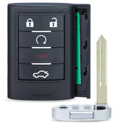Keyecu Cadillac front view showing button layout and fast replacement benefit