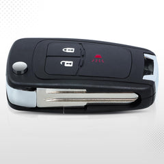Keyecu remote internal view showing ID46 transponder chip for compatibility