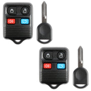KeylessOption front view of two remote fobs showing packaging and included contents benefit immediate identification