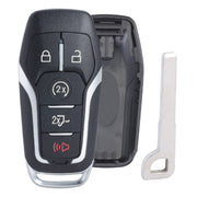 Keymall front view of replacement fob shell showing five buttons and clean finish benefit