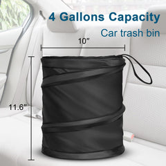 Kincown hanging from headrest demonstrating hands-free convenience and stability
