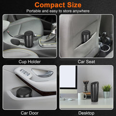Kincown open lid close-up demonstrating easy flip access and odor control