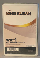 KING KLEAN front label on one‑gallon container showing product and fast surface prep benefit
