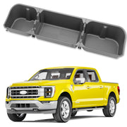 KINGGERI front view of under seat storage box showing fit and discreet benefit