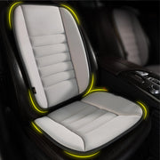 kingphenix front view gray seat cushion showing ergonomic shape and comfort