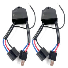 KIRO&SEEU front view of H4 polarity converter showing compact alloy box and connectors, ensures correct polarity