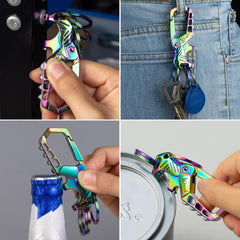 Kivssi keyrings and split rings arrangement showing organized keys benefit