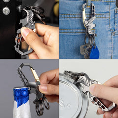 Kivssi close detail of flathead screwdriver edge and bottle opener for quick tasks