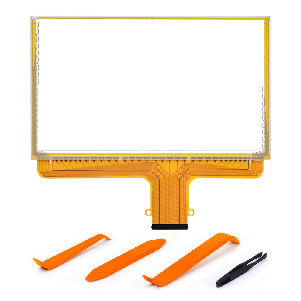 kixfwpy front face assembly showing clean touch surface and improved readability
