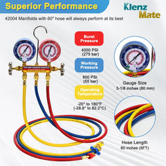 KlenzMate brass alloy flare fitting detail for durable leak-resistant connections