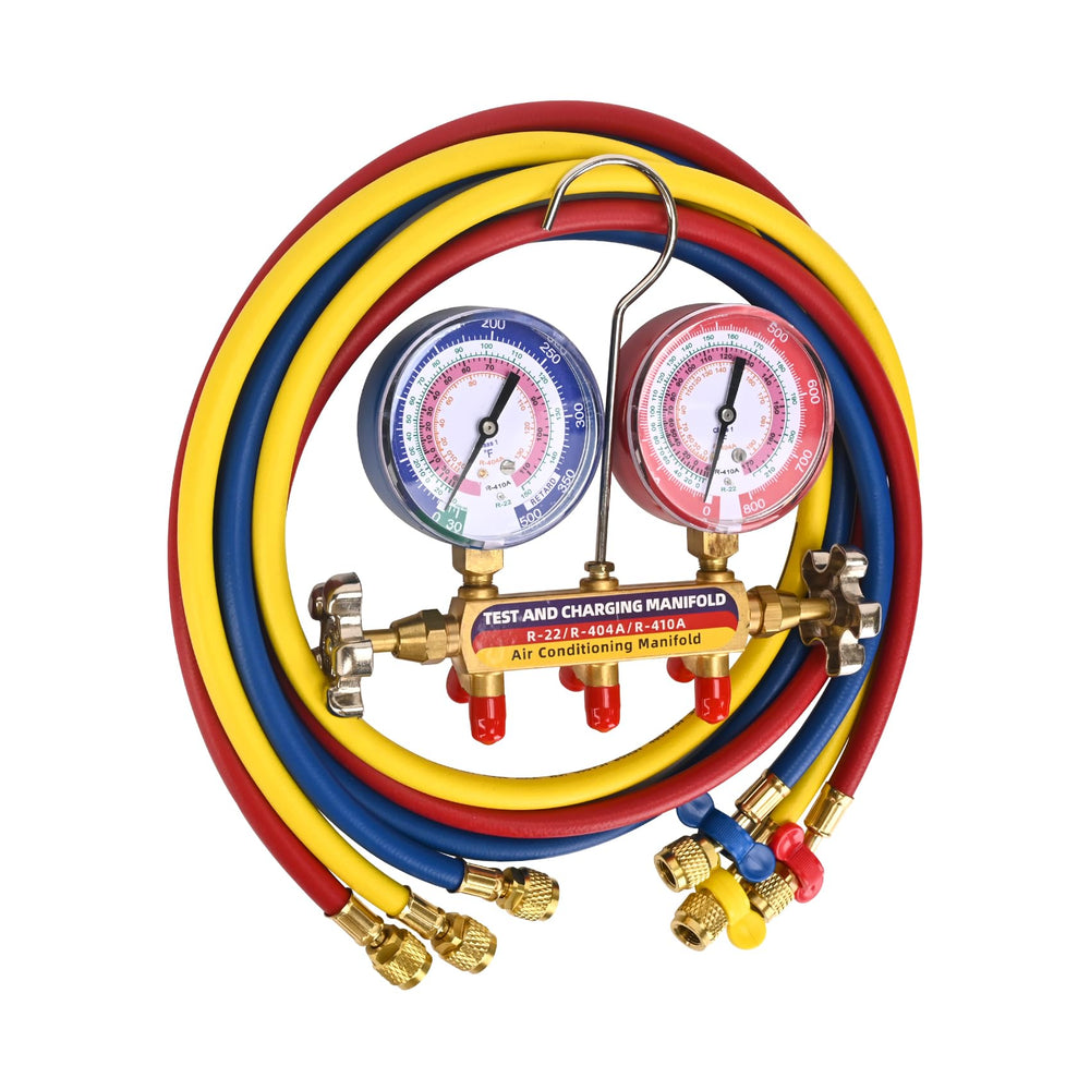 KlenzMate manifold front view showing gauges and valves for quick pressure checks