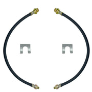 KLEVERISE front view of two 18-inch hoses showing ready-to-install kit and reliability