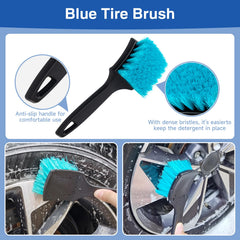 KLeXiC detailing brush tip reaching lug nut wells for precise cleaning