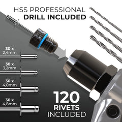 KLRS color-coded nosepieces detail for fast size changes and accurate selection