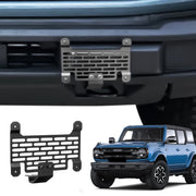 Klutchtech Bronco front-mounted bracket showing neat, factory-style fit