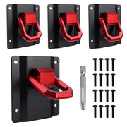 Klutchtech red anchors front view shows durable design and quick install benefit