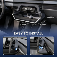 Klutchtech tray holding phone and sunglasses for easy access and tidy cabin