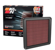K&N 33-5120 front view showing product ready to install and improved airflow