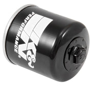 K&N black KN-204 front view showing durable canister and fitment benefit