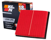 K&N front view showing filter fit and airflow benefits