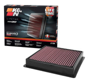 K&N front packaging showing 33-5100 and benefits