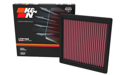 K&N front packaging showing model 33-3178 and compatibility benefits
