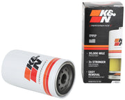 K&N HP-4003 front view showing durable canister and inlet ports for reliable protection