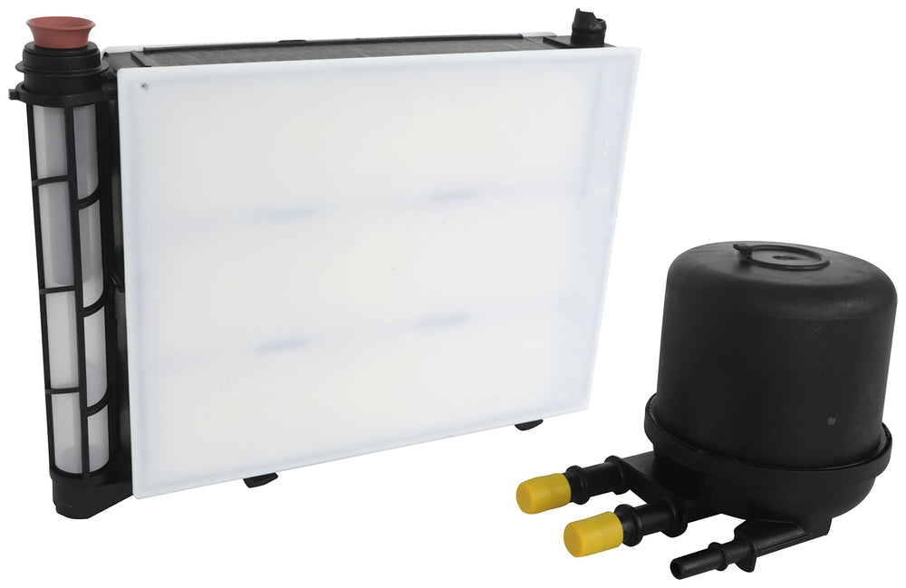 K&N PF-4900 front view showing robust canister and fitments for dependable protection