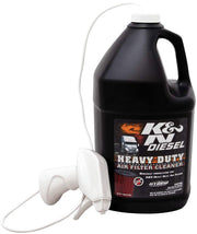 K&N Power Kleen gallon bottle front, clears heavy oil and grime