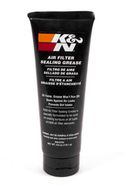 K&N sealing grease front packaging showing 6 oz tube and clear label for easy identification