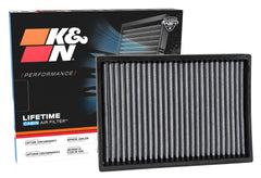 K&N VF2027 front angle showing filter shape and fit benefits