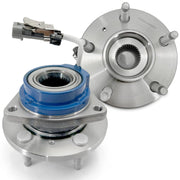 KNOLET front hub assembly pair packaging showing included components and fit benefit