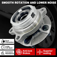 KNOLET hub showing studs and bolt circle for accurate OEM alignment benefit