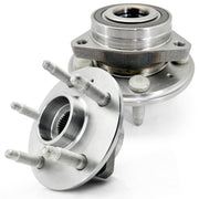 KNOLET front hub assembly front view showing clean mounting faces and benefit of direct fit