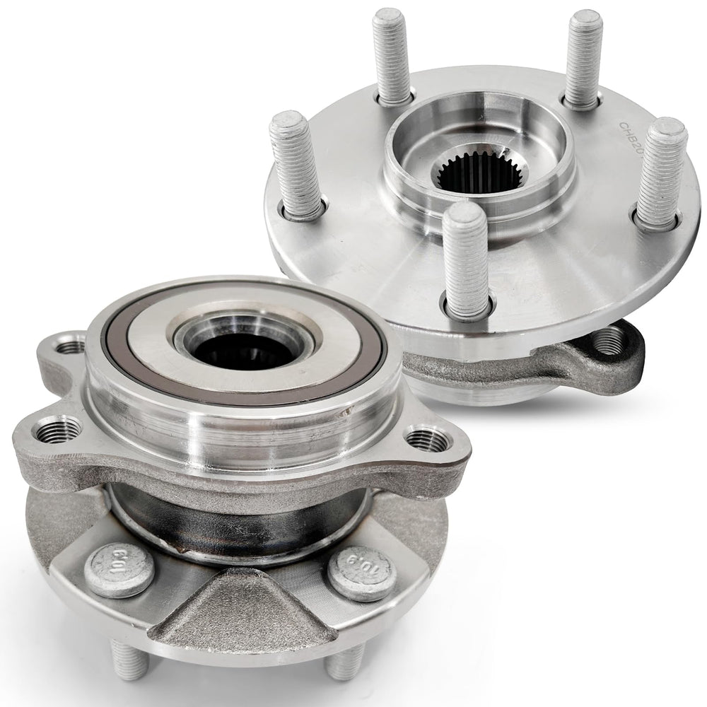 KNOLET front hub assembly front view showing clean mounting, enhances fit reliability