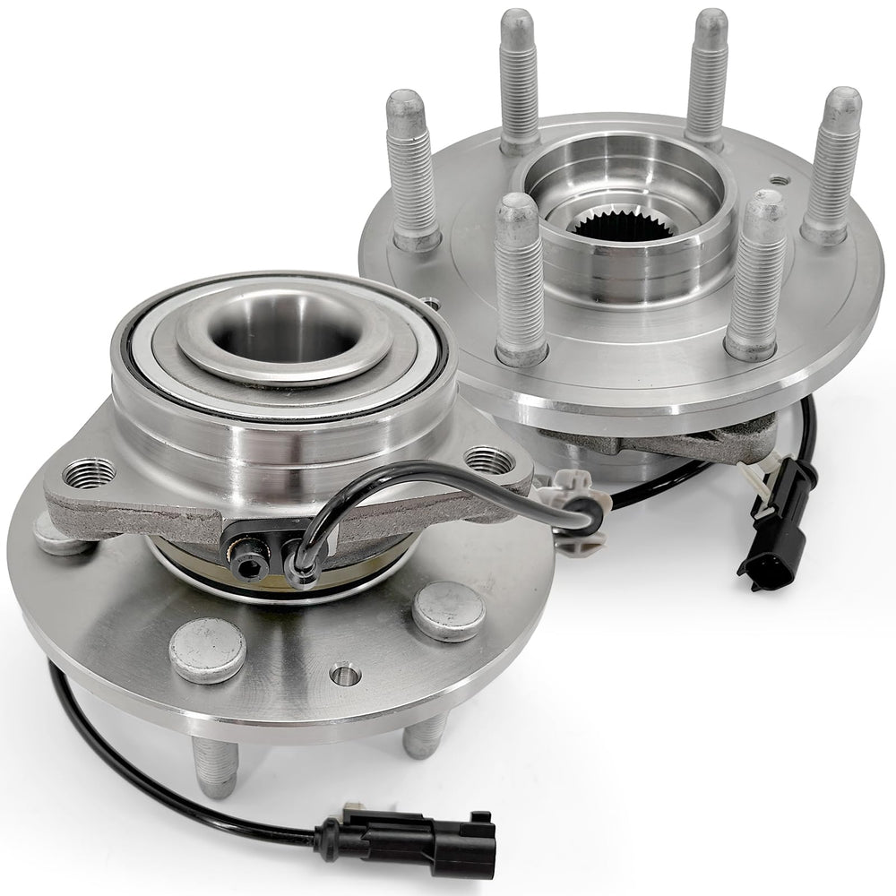 KNOLET front hub assembly front view showing correct fit and durable construction