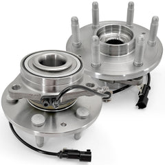 KNOLET front hub assembly front view showing correct fit and durable construction