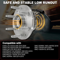 KNOLET close-up of hub bearing and sealing lip for long-lasting noise reduction