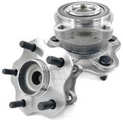 KNOLET rear hub front view showing fit and five-lug studs for reliable wheel mounting