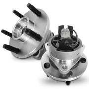 KNOLET front hub assembly front view showing mounting face and studs, improves fit