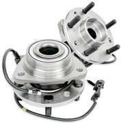 KNOLET front hub assembly front view showing bolt pattern and benefit of exact fit