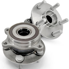 KNOLET front hub assembly front view showing fit and secure mounting