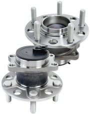 KNOLET rear wheel hub front view showing 5-lug pattern and durable finish for reliable fit