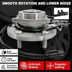 KNOLET ABS sensor detail that ensures accurate wheel-speed signals
